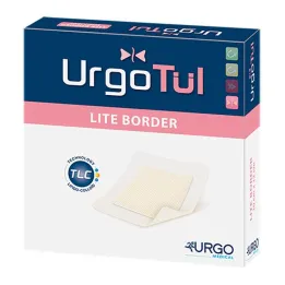 Urgotül Lite Border 8x8 cm verband, 10 st
