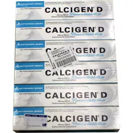 CALCIGEN D 600 mg/400 I.E. bruistabletten, 120 stuks