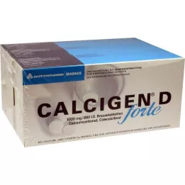 CALCIGEN D forte 1000 mg/880 I.E. bruistabletten, 120 stuks