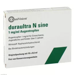 DURAULTRA N sinus oogdruppels, 10X0,6 ml