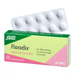 FLORADIX Iron 100 mg forte filmomhulde tabletten, 20 stuks