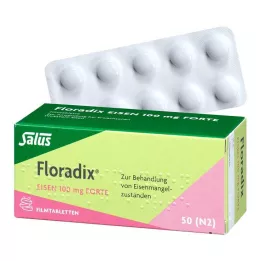 FLORADIX Iron 100 mg forte filmomhulde tabletten, 50 stuks