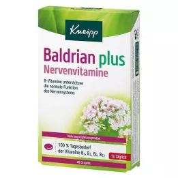 KNEIPP Valeriaan plus zenuwvitamines dragees, 40 stuks