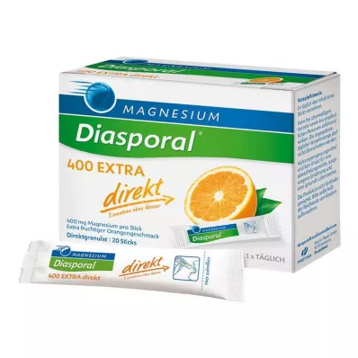 MAGNESIUM DIASPORAL 400 Extra directe korrels, 20 stuks MAGNESIUM DIASPORAL 400 Extra directe korrels, 20 stuks