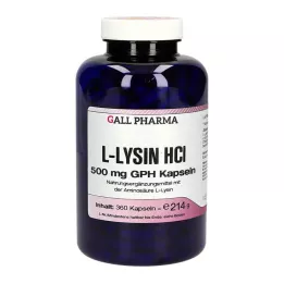 L-LYSIN 500 mg GPH capsules, 360 st