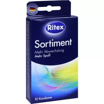 RITEX Sortmentcondooms, 10 st