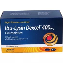 IBU-LYSIN Dexcel 400 mg filmomhulde tabletten, 50 stuks