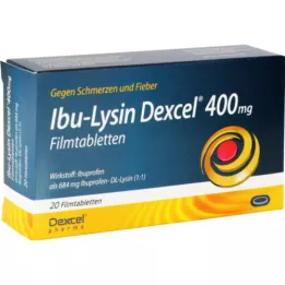 IBU-LYSIN Dexcel 400 mg filmomhulde tabletten, 20 stuks