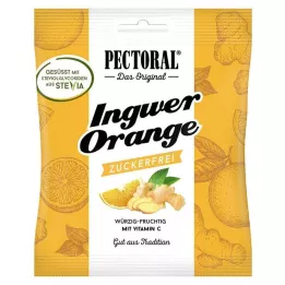 PECTORAL Gember Sinaasappel Bonbons suikervrij, 60 g