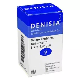 DENISIA 4 tabletten tegen griepachtige ziektes, 80 stuks