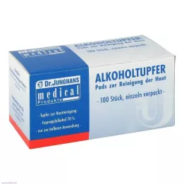 ALKOHOLTUPFER 3x6 cm steriel, 100 stuks