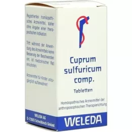 CUPRUM SULFURICUM comp. tabletten, 100 stuks