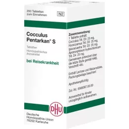 COCCULUS PENTARKAN S Tabletten, 200 st