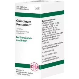 GLONOINUM PENTARKAN Tabletten, 200 st