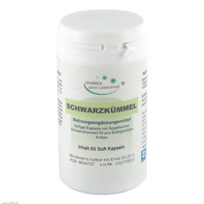 SCHWARZKÜMMEL CAPSULES, 60 st SCHWARZKÜMMEL CAPSULES, 60 st