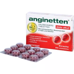 ANGINETTEN dolo acute keelpastilles, 24 stuks