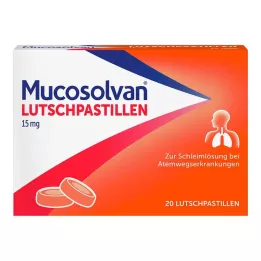 MUCOSOLVAN Zuigtabletten 15 mg, 20 stuks