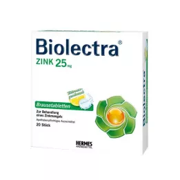BIOLECTRA Zink bruistabletten, 20 stuks
