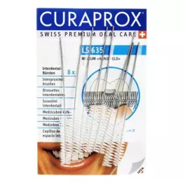 CURAPROX LS 635 Interdentale borstel medium, 8 stuks