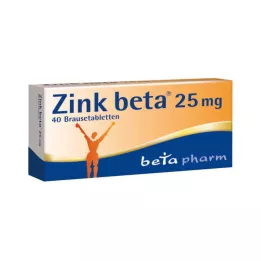 ZINK BETA 25 bruistabletten, 40 stuks