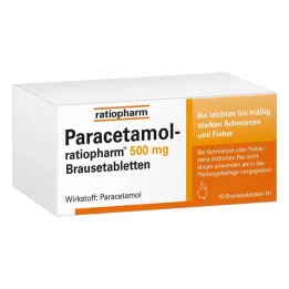 PARACETAMOL-ratiopharm 500 mg bruistabletten, 10 stuks