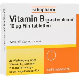 VITAMIN B12-RATIOPHARM 10 μg film -gecoate tabletten, 100 st