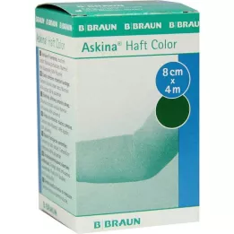 ASKINA pleister kleur 8 cmx4 m groen, 1 st
