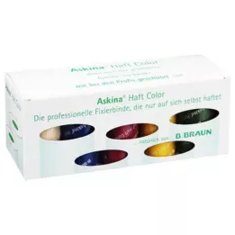 ASKINA Assortimentsdoos voor pleisters in kleur, 10 stuks