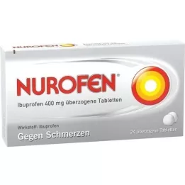 NUROFEN Ibuprofen 400 mg bedekte tabletten, 24 st