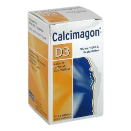 CALCIMAGON D3 kauwtabletten, 30 stuks
