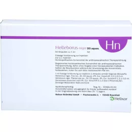HELLEBORUS NIGER D 3 water. Ampullen, 50 stuks