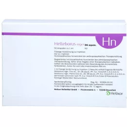 HELLEBORUS NIGER D 6 water. Ampullen, 50 stuks