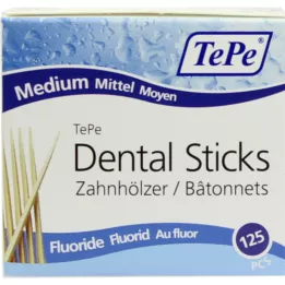 Tepe Toelwood medium met fluoride, 125 st