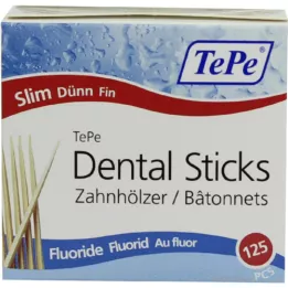 Tepe Tandenhouten dun met fluoride, 125 st