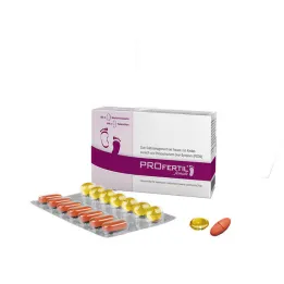 Profertil tabletten/capsules combinatieverpakking voor vrouwen 3 maanden, 1 st