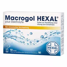 MACROGOL HEXAL plus elektrolyten Plv.z.H.e.L.z.E., 10 stuks