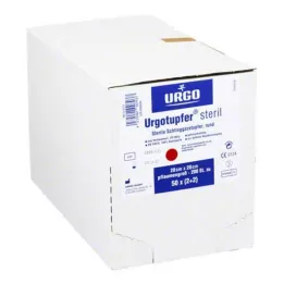 URGOTUPFER pruimformaat steriel 2+2, 50 stuks