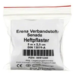 Senada hechtpleister 5mx2,5cm, 1 st
