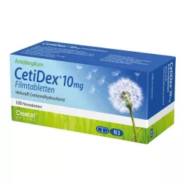 CETIDEX 10 mg filmomhulde tabletten, 100 stuks