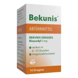 BEKUNIS Bisacodyl Dragees 5 mg maagsapresistente tabletten, 10 stuks