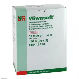 VLIWASOFT Nonwoven kompressen 10x20 cm steriel 6l., 50X2 st