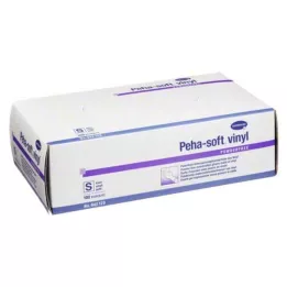 PEHA-SOFT Onderhandschoenen van vinyl niet-staal.poedervrij S, 100 st