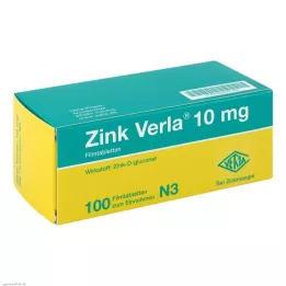 ZINK VERLA 10 mg filmomhulde tabletten, 100 stuks