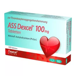 ASS Dexcel 100 mg tabletten, 100 stuks