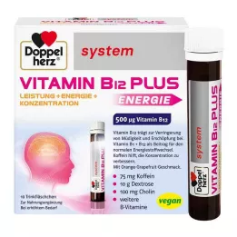 DOPPELHERZ Vitamine B12 Plus systeem drinkampullen, 10X25 ml