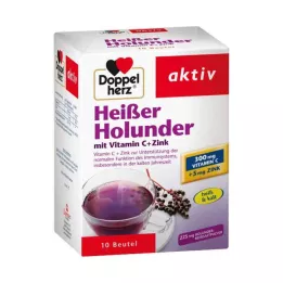 DOPPELHERZ hete vlierbes met Vit.C+zinkkorrels, 10 stuks