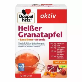 DOPPELHERZ hete granaatappel + duindoorn + acerola, 10 stuks