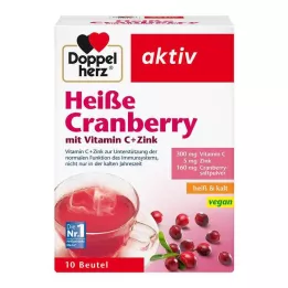DOPPELHERZ hete cranberry met vitamine C en zinkkorrels, 10 stuks