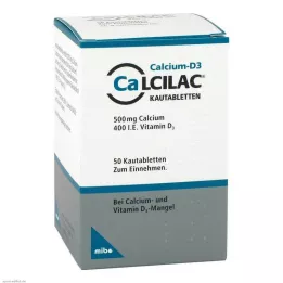CALCILAC Kauwtabletten, 50 stuks