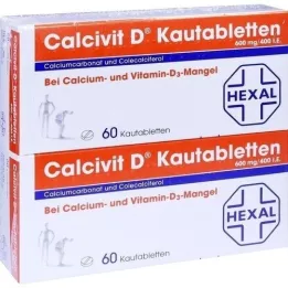CALCIVIT D Chewing Tablets, 120 st